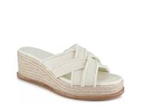 Delliny Wedge Sandal Linen view