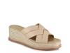 Delliny Wedge Sandal Light Almond view