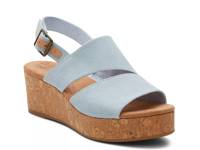 Claudine Wedge Sandal - Women's Blue view