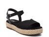 Abby Espadrille Platform Sandal - Women's Black view