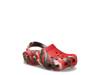 Classic Marbled Clog - Kids' Grey/Red view