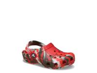 Classic Marbled Clog - Kids' Grey/Red view