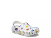 Classic Doodle Print Clog - Kids' White/Multicolor view