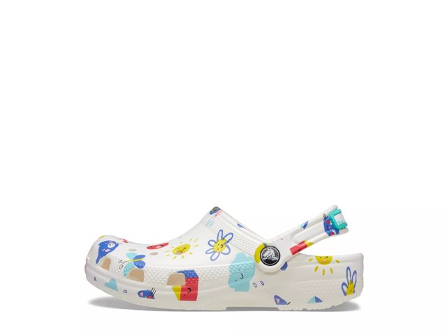 Classic Doodle Print Clog - Kids'