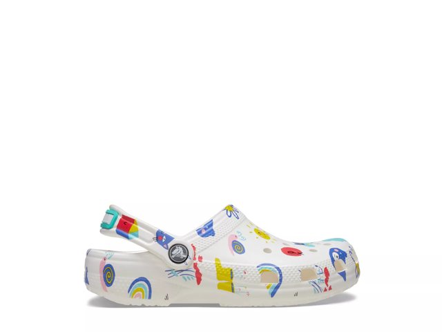 Classic Doodle Print Clog - Kids'