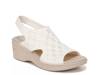 Destiny Bright Wedge Sandal White view