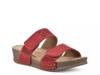 Ferula Sandal Red Suede view