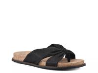 Malanga Sandal Black Glitter view