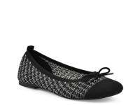 Sashay Ballet Flat Black/White Prints view