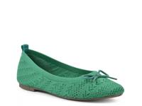 Sashay Ballet Flat Green view