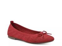 Sashay Ballet Flat Red view