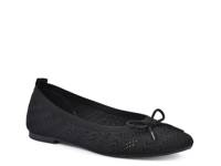 Sashay Ballet Flat Black Fabric view