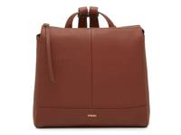 Elina Leather Mini Backpack Medium Cognac Brown view