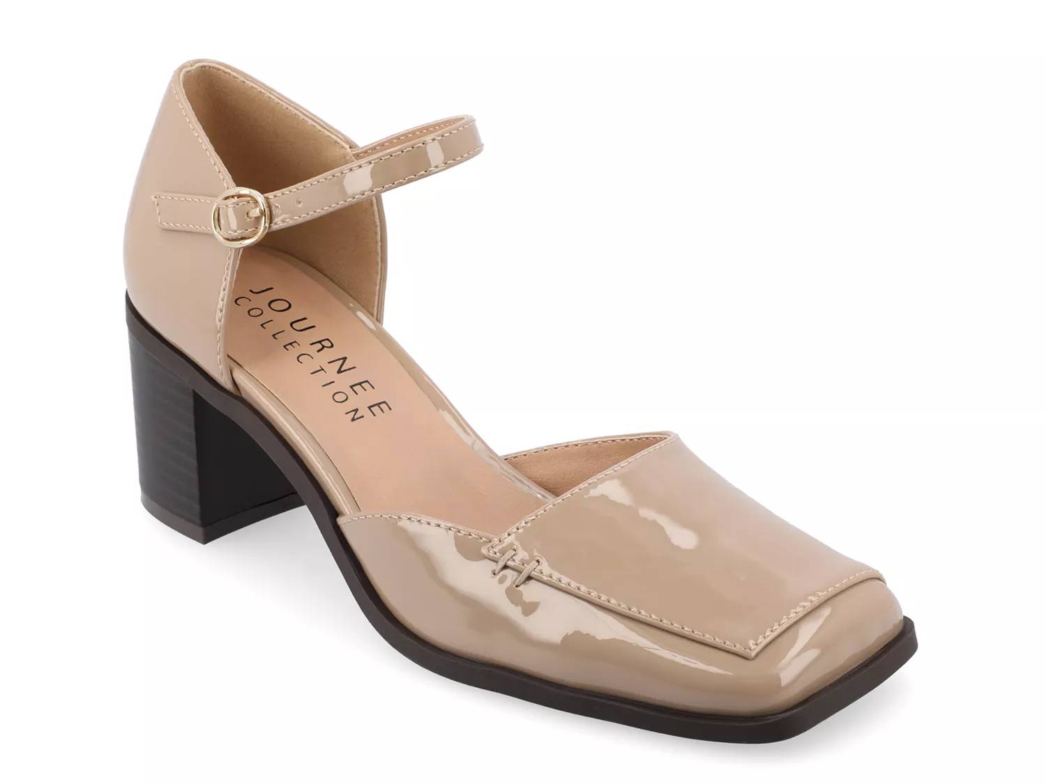knee length dresses for ladies Little Girls Leather Dress Shoe Ecru Leather Scalloped Mary Jane