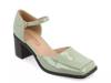 Evangeline Pump Green Patent view