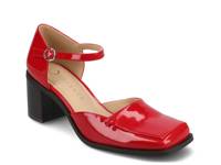 Evangeline Pump Red view
