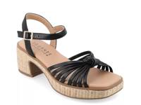 Hally Platform Sandal Black view