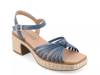 Hally Platform Sandal Blue view