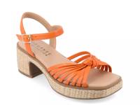 Hally Platform Sandal Orange view