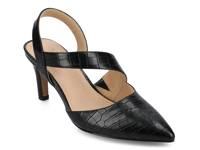 Scarlett Pump Black Croc Print view