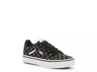 Seldan Sneaker - Kids' Grey/Black Checkered view