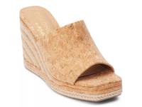 Audrey Wedge Sandal Light Brown Cork view