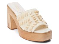 Glenn Platform Sandal Off White view