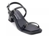 Maya Sandal Black Lizard Print view