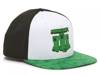Minecraft Creepers Baseball Cap White/Black/Green view