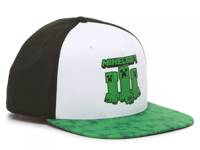Minecraft Creepers Baseball Cap White/Black/Green view