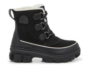 Featuring a Sorel Snow Boot