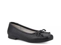 Bessy Ballet Flat Smooth Black view