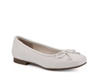 Bessy Ballet Flat Smooth Cream view