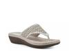 Camila Wedge Sandal White Faux Nubuck view