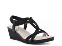 Candelle Wedge Sandal Black view