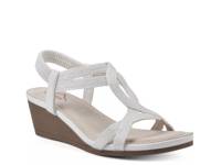 Candelle Wedge Sandal White view