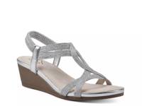 Candelle Wedge Sandal Silver Metallic view