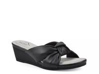 Candie Wedge Sandal Smooth Black view