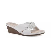 Candie Wedge Sandal White view