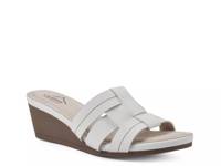 Candyce Wedge Sandal Burnished White Synthetic view