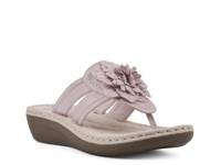 Cassia Wedge Sandal Smooth Pink view