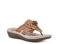 Cassia Wedge Sandal Smooth Tan view