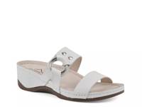 Colletta Wedge Sandal White view