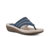 Comate Wedge Sandal Denim Blue view