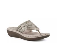 Comate Wedge Sandal Fuchsia Faux Nubuck view