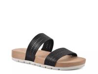 Thrilled Platform Sandal Burnished Black Textile view