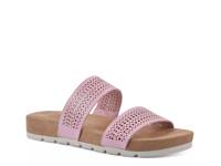 Thrilled Platform Sandal Burnished Pink Synthetic view