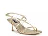 Haya Sandal Gold Metallic view
