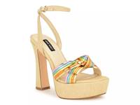 Irna Platform Sandal Light Natural/Rainbow Multicolor view