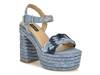 Jolane Platform Sandal Light Blue view
